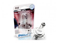 Галогеновая лампа Philips H4 VisionPlus +60% блистер
